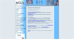 Desktop Screenshot of akupunkturacentrum.sk